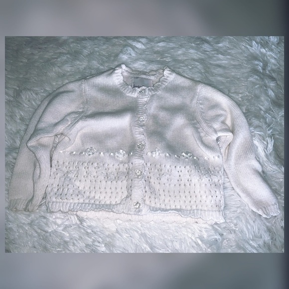Sophia Rose Little Girls Cadigan Sweater 0-3 mos - Picture 1 of 4